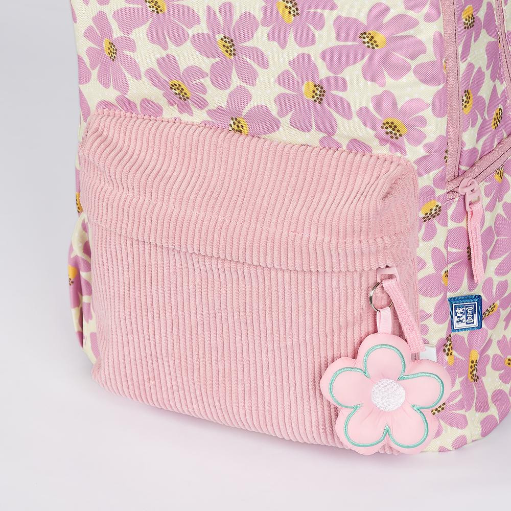 Plecak szkolny Oxford Bloom różowy